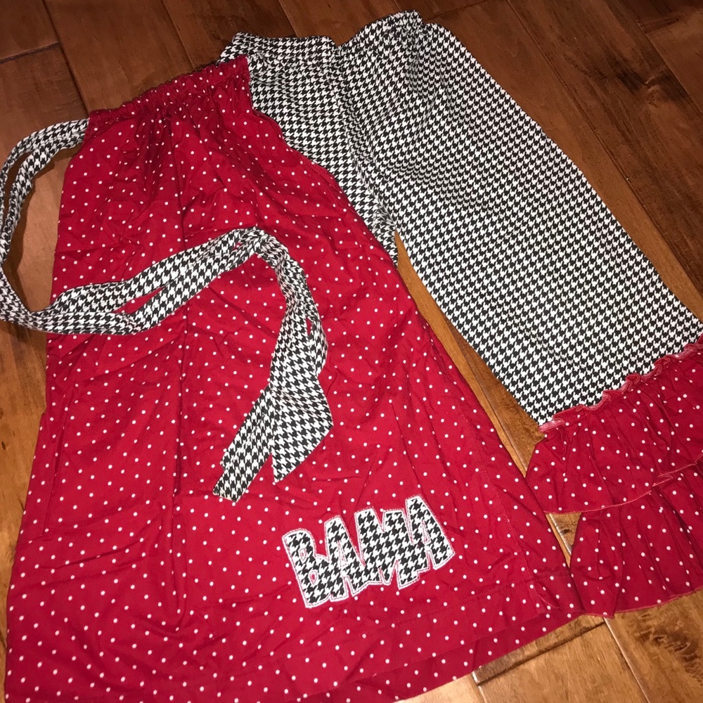 Custom Made Alabama Football Outfut